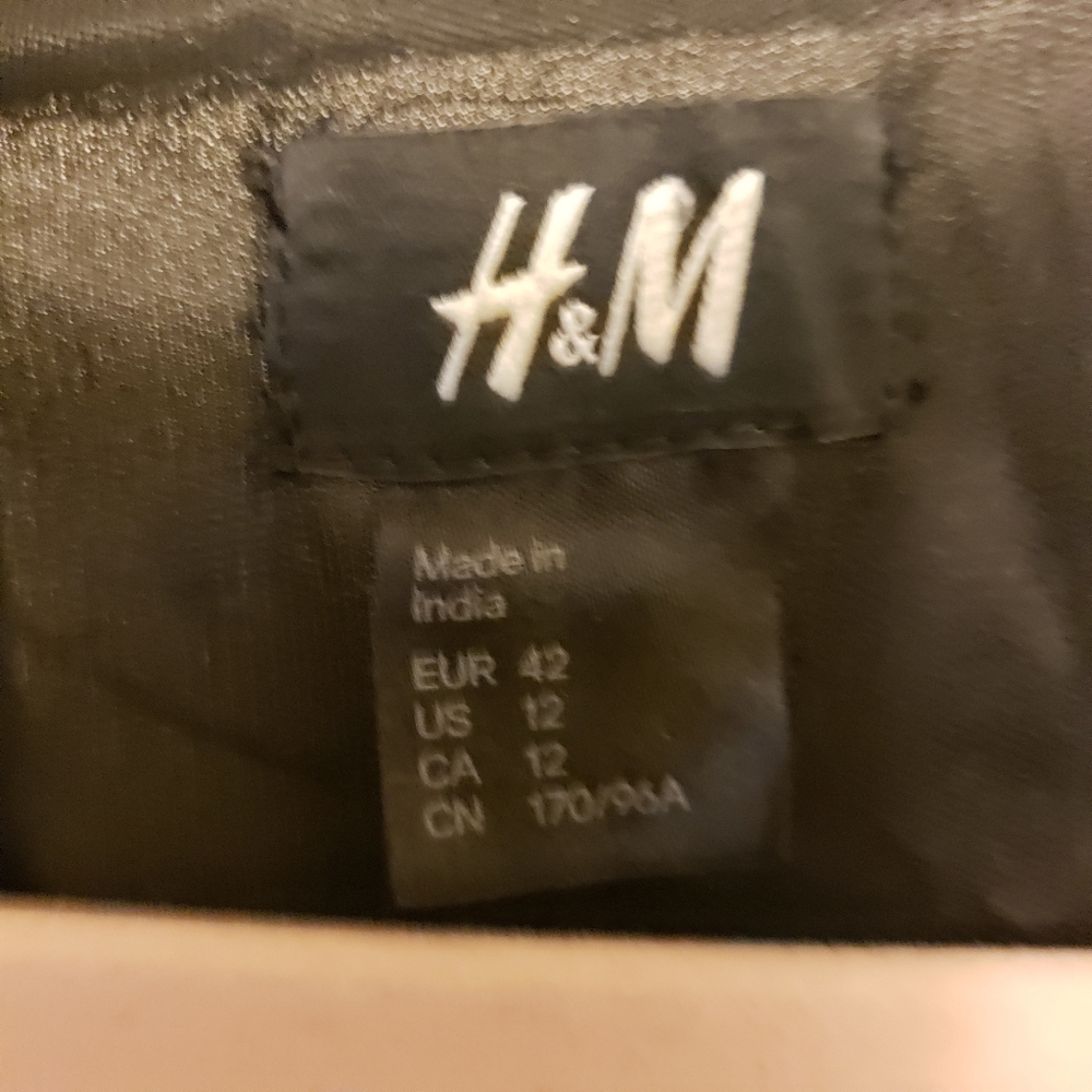 H&M Crystal Bib Ruffle Tunic Top - Picture 7 of 7